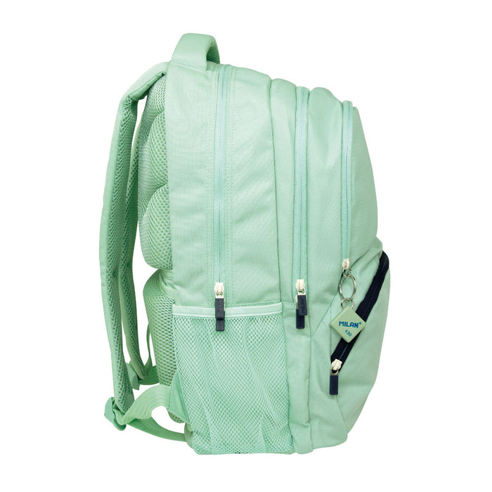 Milan 1918 Series Backpack, 4 Zip, 25L, Green CX1000549