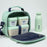 Milan 1918 Series Isothermal Food Bag, 3.5L, With 3 Containers, Green CX1000546