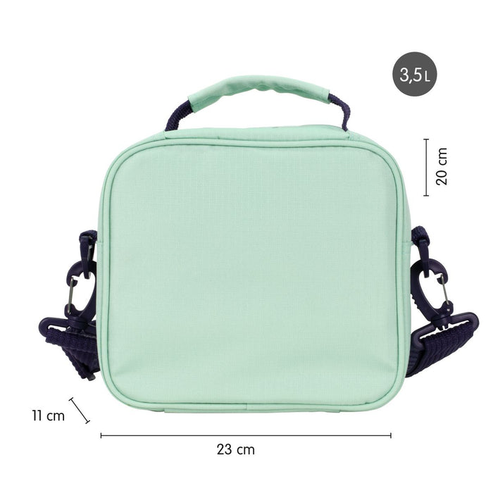 Milan 1918 Series Isothermal Food Bag, 3.5L, With 3 Containers, Green CX1000546