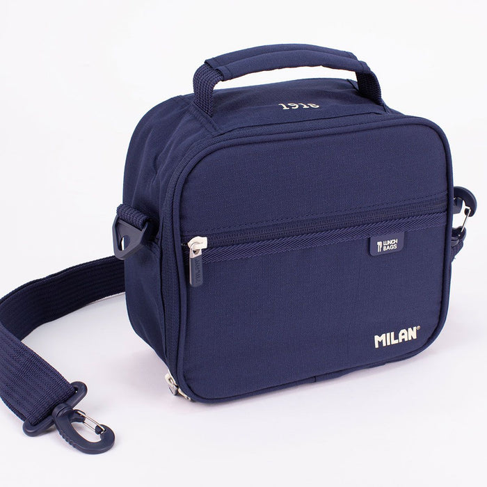 Milan 1918 Series Isothermal Food Bag, 3.5L, With 3 Containers, Navy Blue CX1000551
