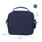 Milan 1918 Series Isothermal Food Bag, 3.5L, With 3 Containers, Navy Blue CX1000551