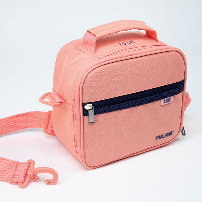 Milan 1918 Series Isothermal Food Bag, 3.5L, With 3 Containers, Pink CX1000556
