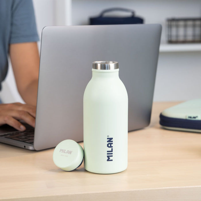 Milan 1918 Series Stainless Steel Isothermal Bottle, 350ml, Green CX1000541