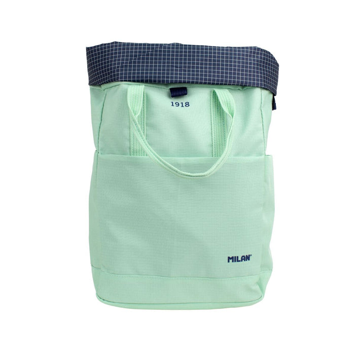 Milan 1918 Series Urban Backpack, Top Roll Closure, 10L, Green CX1000550