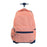 Milan 1918 Series Wheeled Backpack, 6 Zip, 25L, Pink CX1000558