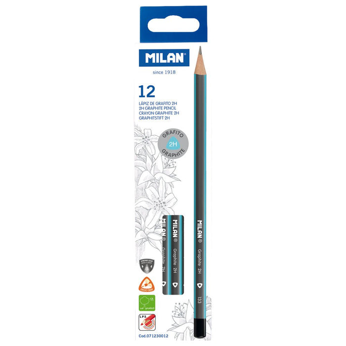 Milan 2H Graphite Pencil 12's pack CX214384