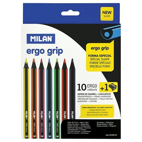 Milan Ergo Colour Pencil 10's CX214220