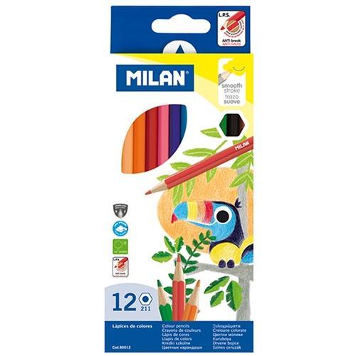Milan Hexagonal Colour Pencil 12's CX214179