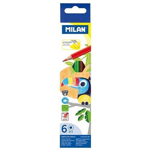 Milan Hexagonal Colour Pencil 6's (07221106) CX214221
