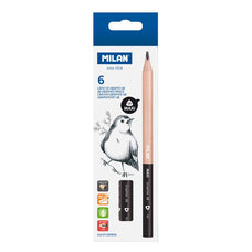 Milan Maxi Graphite Pencils, 6B, Pack of 6 CX214437