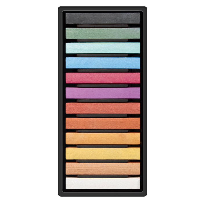 Milan Metallic Colours Soft Pastels, 12's Pack CX1000904