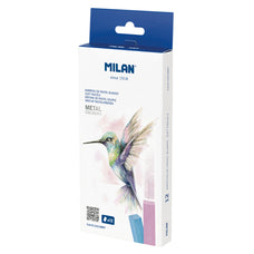 Milan Metallic Colours Soft Pastels, 12's Pack CX1000904