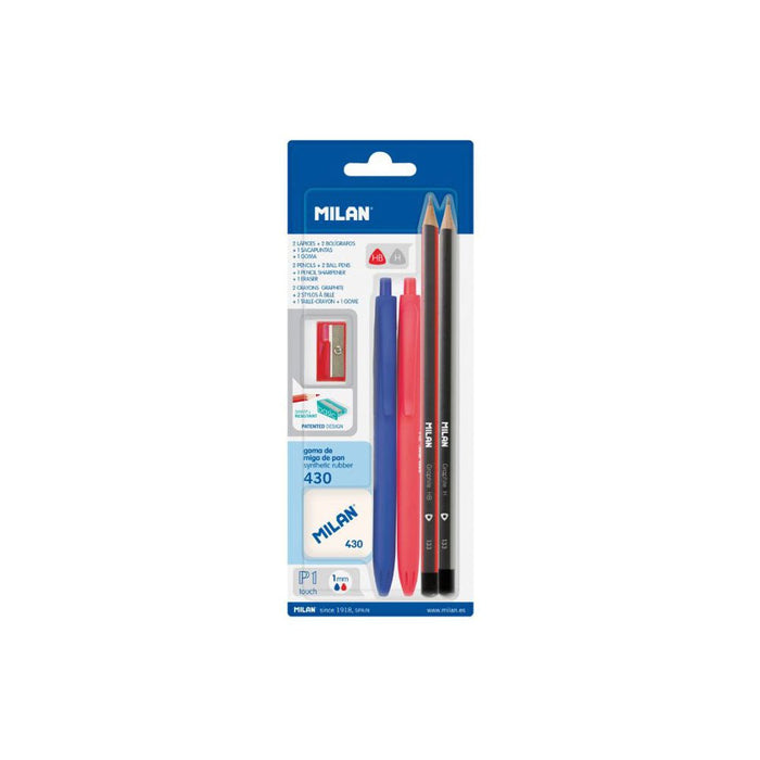 Milan P1 School Stationery Pack 6 Pieces CX214428