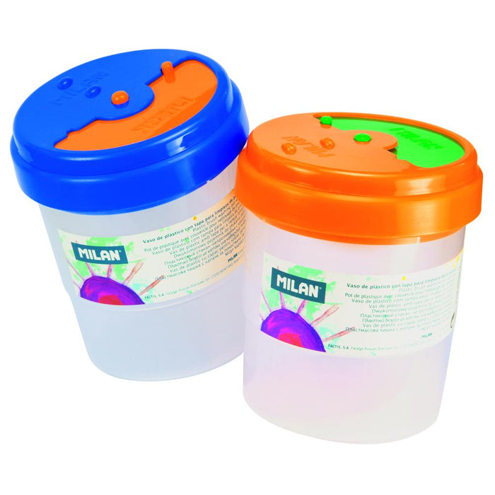 Milan Paint Pot with Slide Lid Assorted Colours CX214297