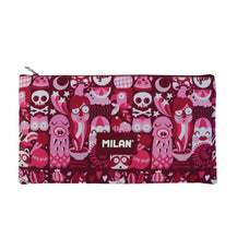 Milan Pencil Case, 340mm x 170mm, School Days Pink CX1002197