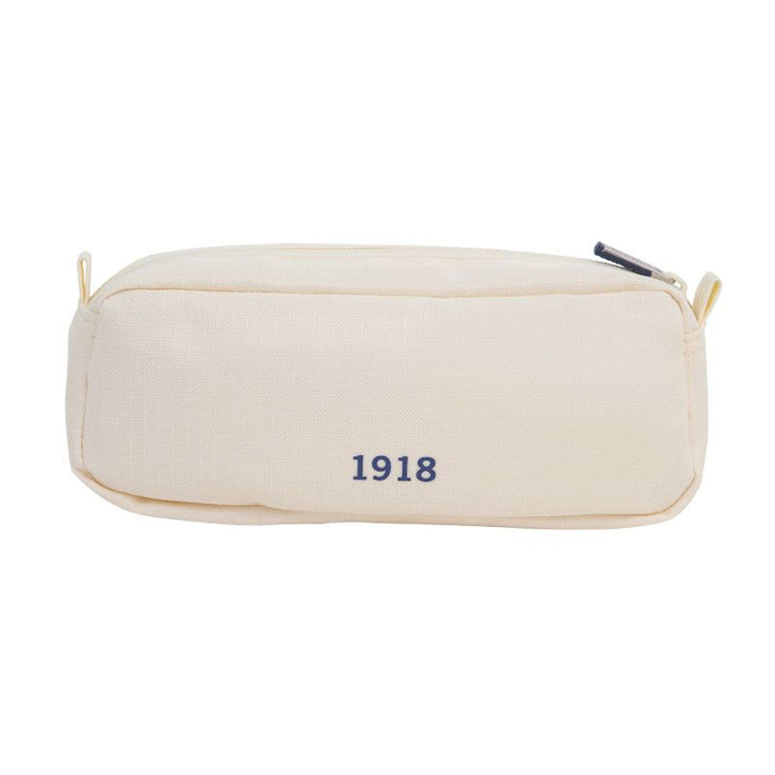 Milan Pencil Case Rectangular 2 Zip 1918 Series Beige CX1000542