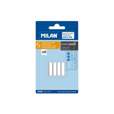 Milan Replacement Erasers for Compact Mechanical Pencils Pack 4 CX214436