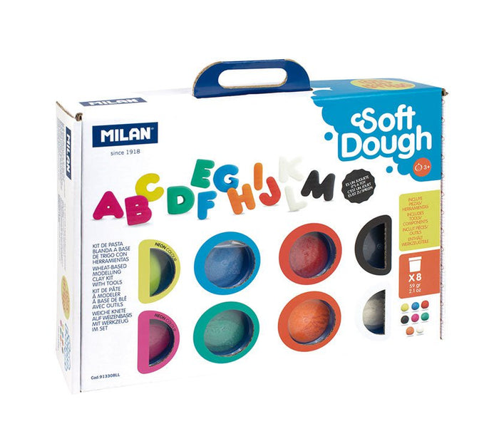 Milan Soft Dough Lots of Letters Play Kit CX214423