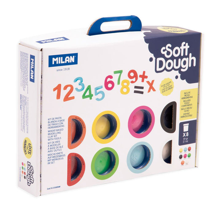 Milan Soft Dough Lots of Numbers Play Kit CX1000368