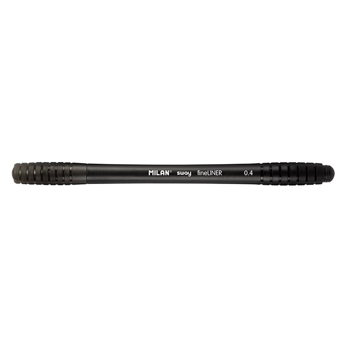 Milan Sway  0.4mm Fine Liner Fibre Tip Marker - Black CX214254