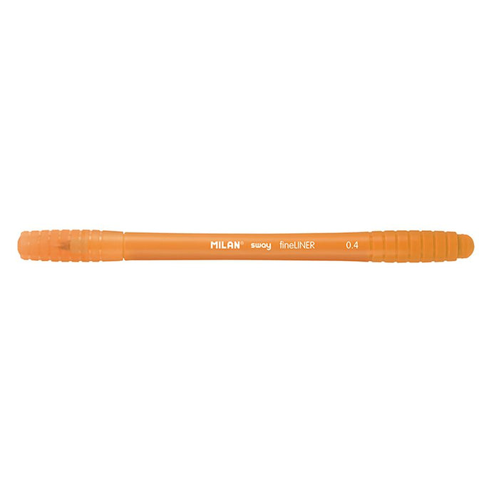 Milan Sway  0.4mm Fine Liner Fibre Tip Marker - Orange CX214246