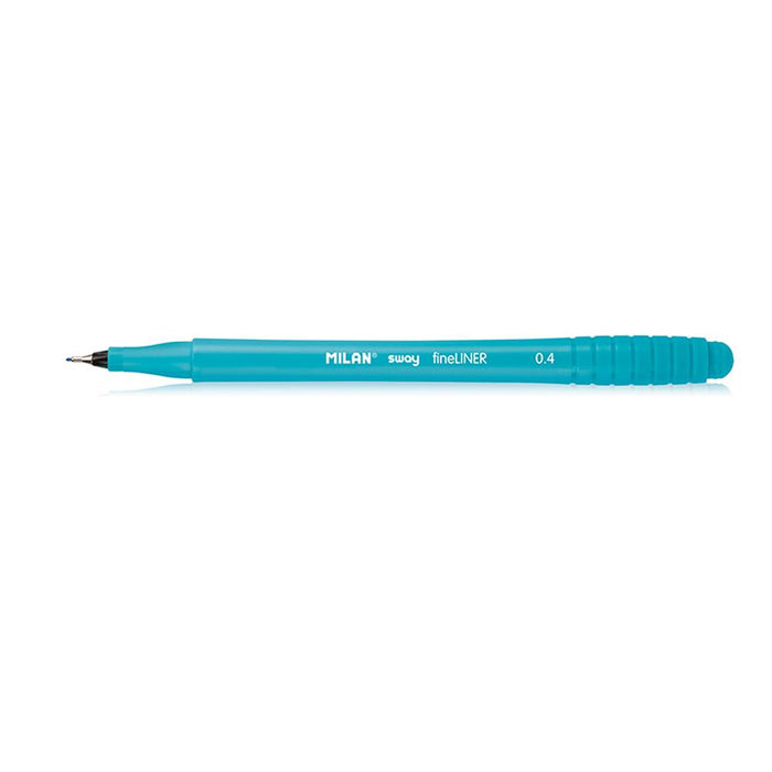 Milan Sway  0.4mm Fine Liner Fibre Tip Marker - Turquoise CX214250