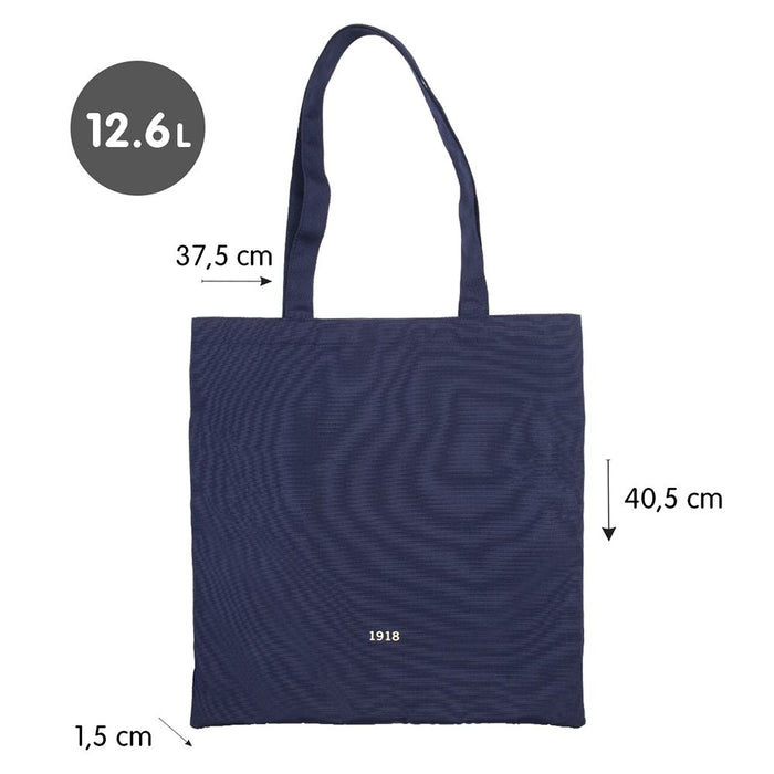 Milan Tote Bag 1918 Series Navy Blue CX1000554