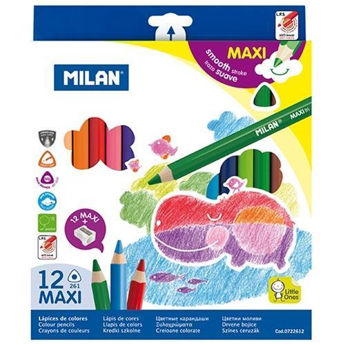 Milan Triangular Colour Pencil 12's CX214178