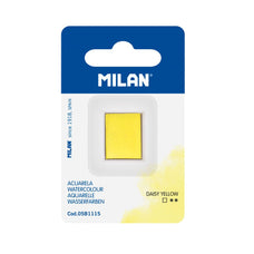 Milan Watercolour Paint Half Pan Refill Daisy Yellow CX1000335