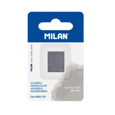 Milan Watercolour Paint Half Pan Refill Elephant Grey CX1000356