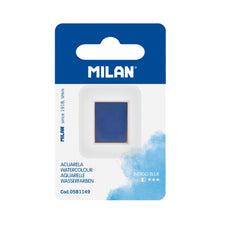 Milan Watercolour Paint Half Pan Refill Indigo Blue CX1000351