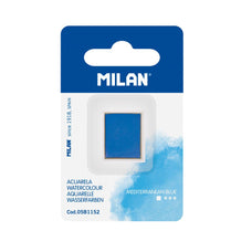 Milan Watercolour Paint Half Pan Refill Mediterranean Blue CX1000350