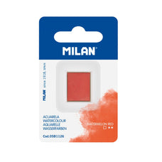 Milan Watercolour Paint Half Pan Refill Watermelon Red CX1000342