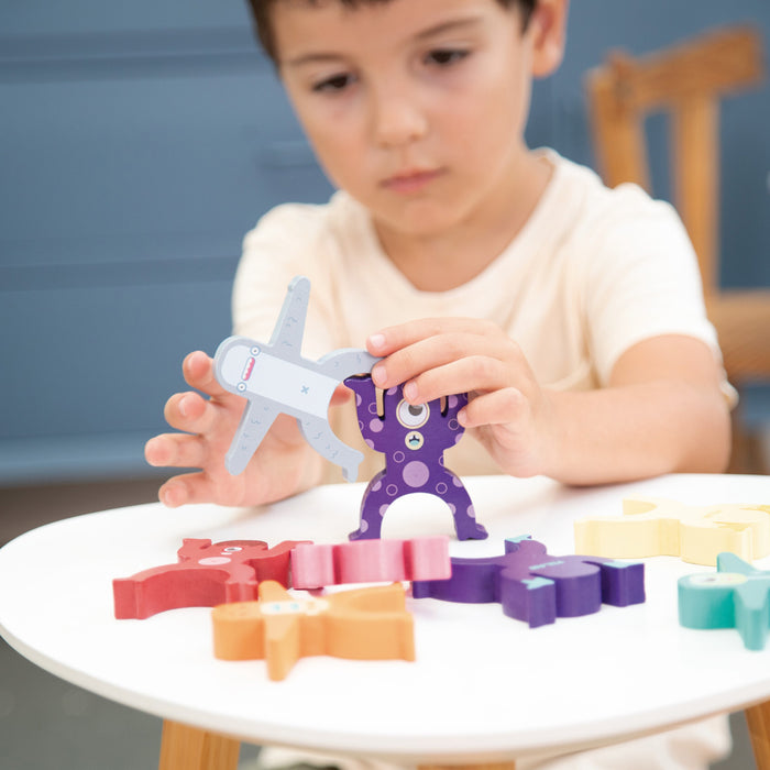 Milan Wooden Educational Toy, Aliens Tower CX1000584