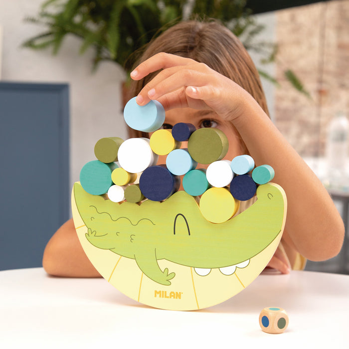 Milan Wooden Educational Toy, Coco Balance Crocodile CX1000583