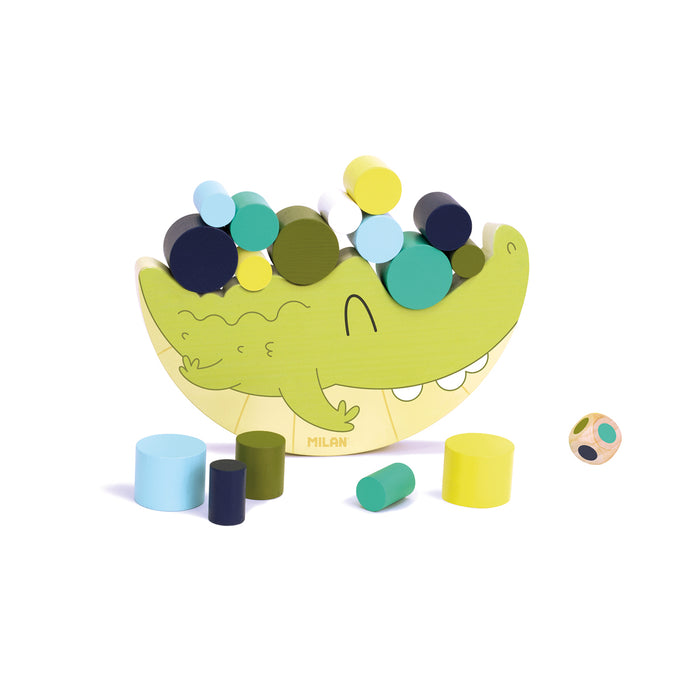 Milan Wooden Educational Toy, Coco Balance Crocodile CX1000583