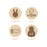 Milan Wooden Educational Toy, Rabbit Cube CX1000581