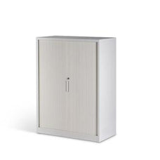 Milano 1200mm x 1200mm Storage Tambour - White MG_MLTAM1212_W