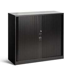 Milano 1200mm x 1200mm Storage Tambour - Black