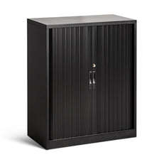Milano 900mm x 1980mm Storage Tambour - Black MG_MLTAM919_B