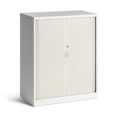 Milano 900mm x 1980mm Storage Tambour - Luxe White