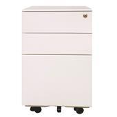 Milano Metal 2 Draw plus File Storage Mobile Cabinet - White (390mm width) MG_MILMOB_390W