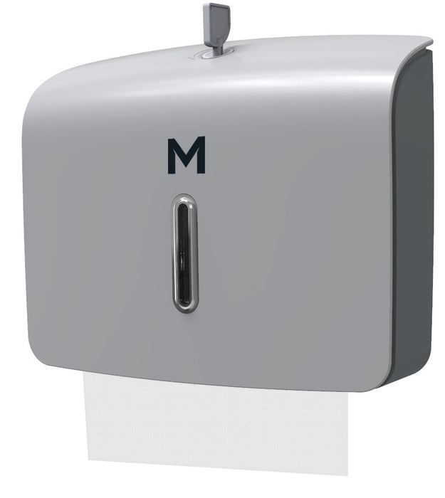 Mini Slimfold Hand Towel Dispenser 300 Sheets Capacity - Silver MPH27461