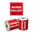 MIXED PALLET Printed Permanent Adhesive Label 99mm x 99mm x 500 Labels per roll MPH15091