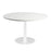 Mobel Lunar 1200mm Meeting Table - White Base / White Top