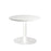 Mobel Lunar 900mm Meeting Table - White Base / White Top