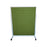 Mobile Office Screen 1250mm Wide with Standard Fabric Double Sided Pinboard (Choice of Colour and Height) Green / 1350mm NBMOSSF,125,GN,135