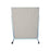 Mobile Office Screen 1250mm Wide with Standard Fabric Double Sided Pinboard (Choice of Colour and Height) Grey / 1350mm NBMOSSF,125,GY,135