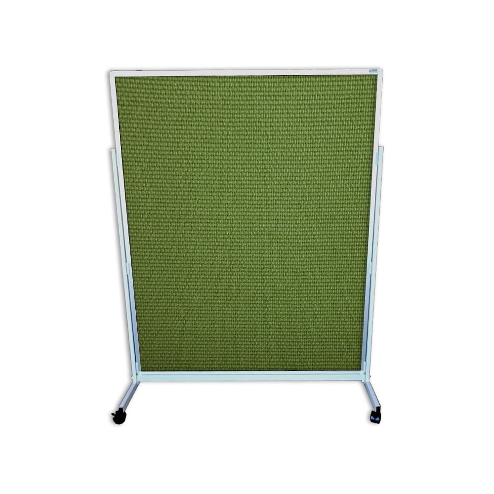 Mobile Office Screen 950mm Wide with Standard Fabric Double Sided Pinb ...