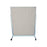 Mobile Office Screen 950mm Wide with Standard Fabric Double Sided Pinboard (Choice of Colour and Height) Grey / 1350mm NBMOSSF,95,GY,135